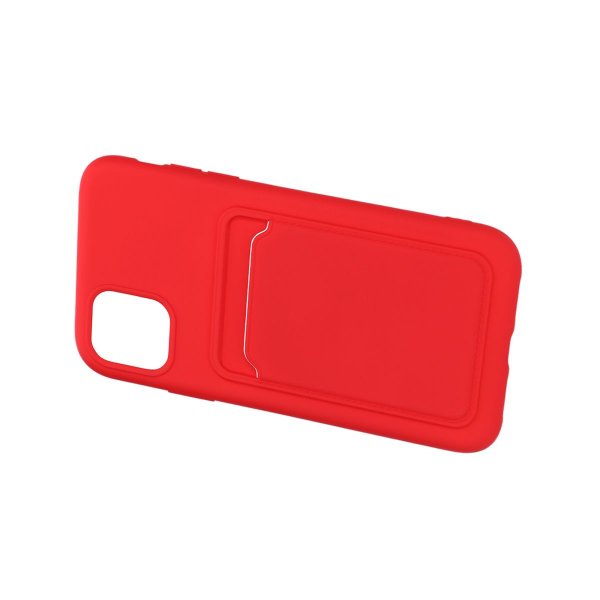 iPhone 11 Case Card Holder Red