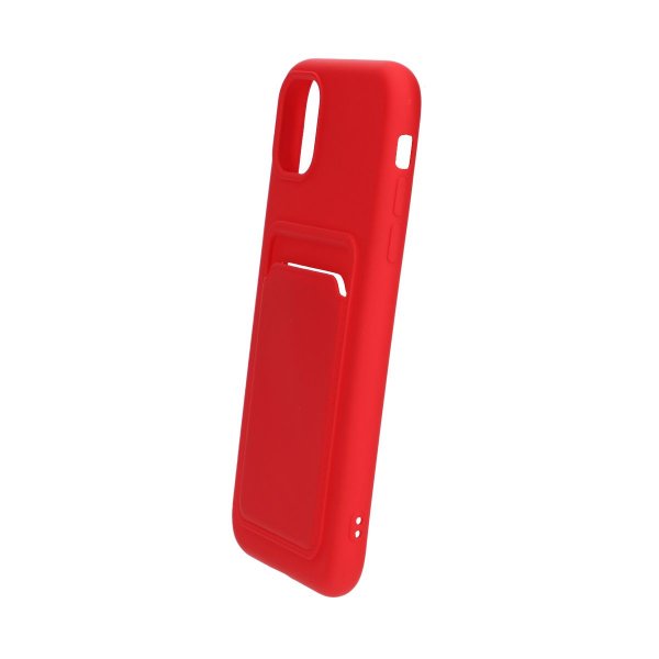 iPhone 11 Case Card Holder Red