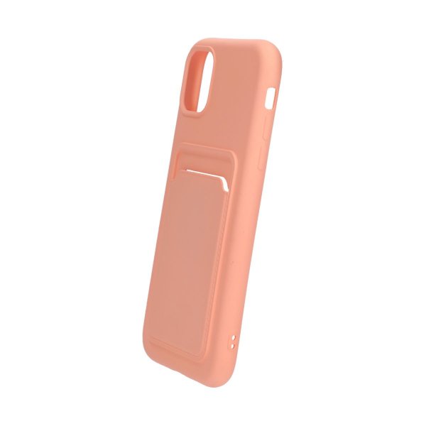 iPhone 11 Case Card Holder Pink