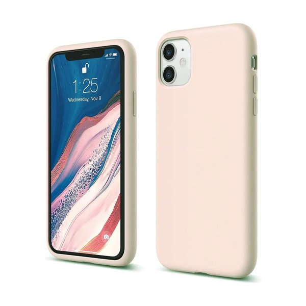 iPhone 11 Case Silicone Beige