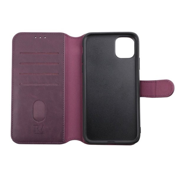 iPhone 11 Cover Detachable Wallet Case Purple