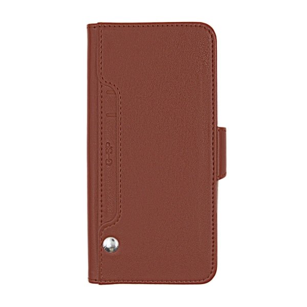 iPhone 11 Pro Max Cover Foldable Card Slot Brown