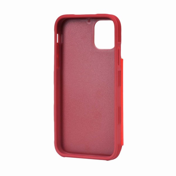 iPhone 11 Pro Max Case Fold-out card holder Red