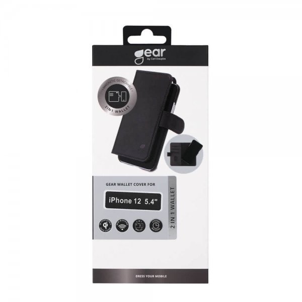 iPhone 12 Mini Cover with Detachable case Black