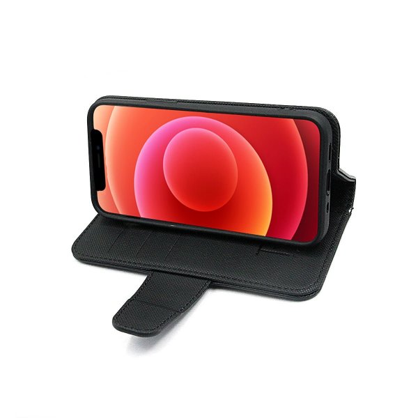 iPhone 12 Mini Cover Foldable Card Slot Black