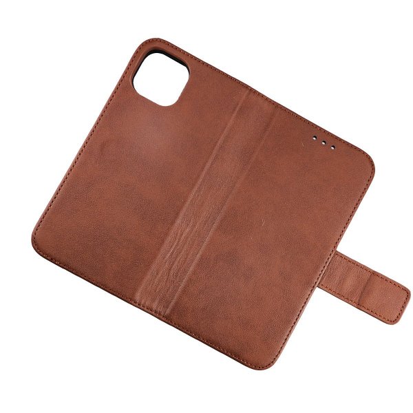 iPhone 12 Mini Cover Genuine Leather Brown