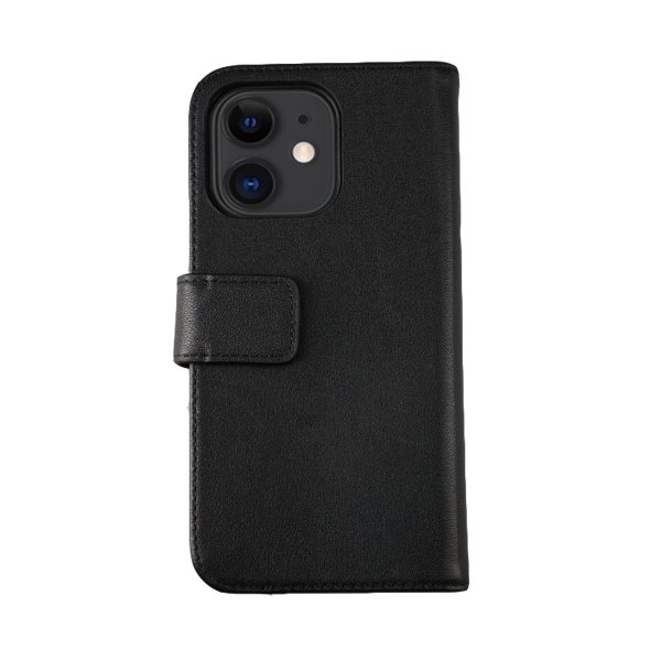 iPhone 12 Mini Cover Genuine Leather Black
