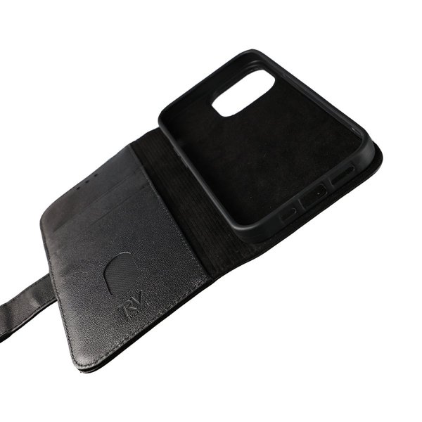 iPhone 12 Mini Cover Genuine Leather Black