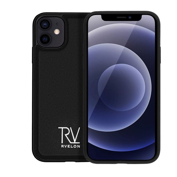 iPhone 12 Mini Cover Detachable Wallet Case Black