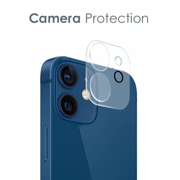 iPhone 12 Mini Case with Screen Protector and Camera Protector 3-in-1