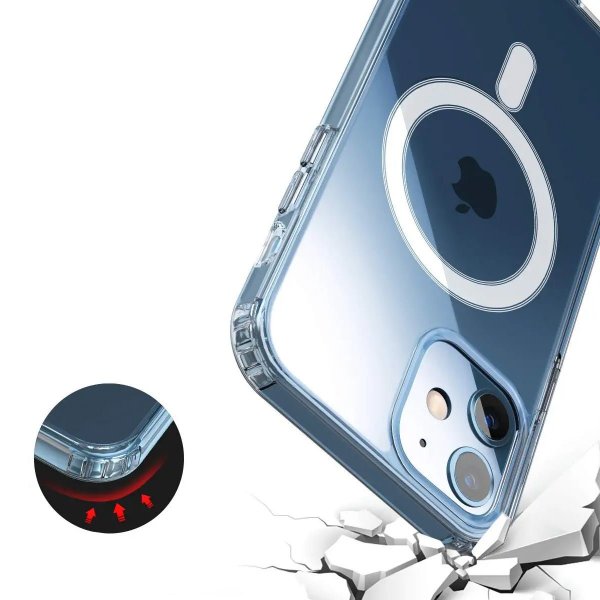 iPhone 12 Mini Case TPU MagSafe Transparent