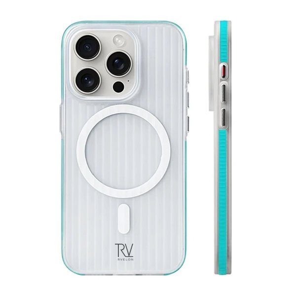 iPhone 12 Pro Max Case Corrugated MagSafe Blue