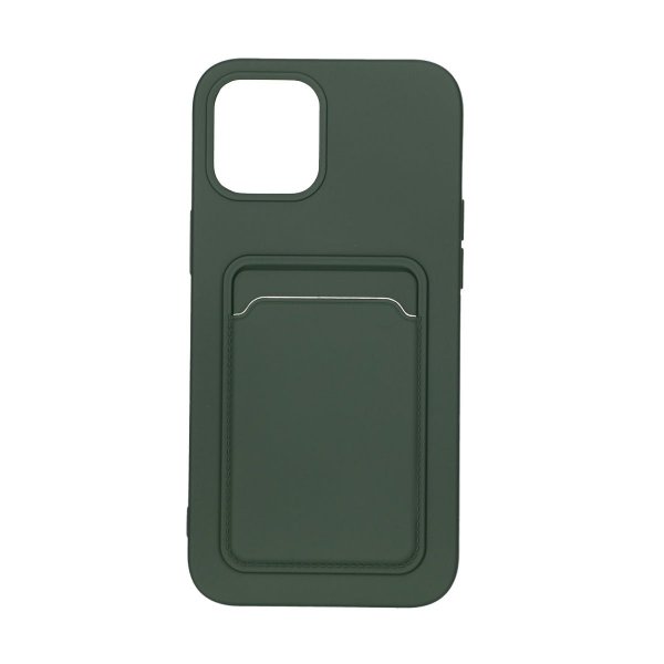 iPhone 12 Pro Max Case Card Holder Green