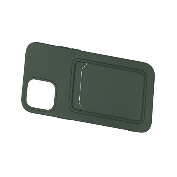 iPhone 12 Pro Max Case Card Holder Green