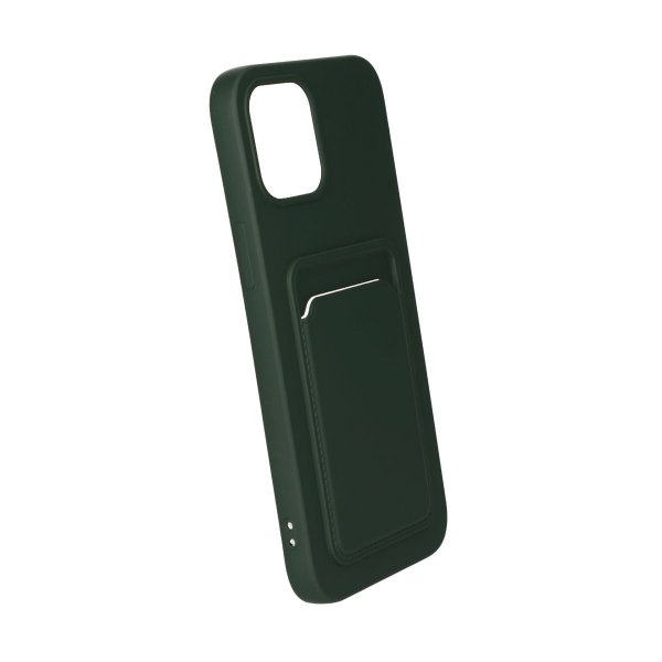 iPhone 12 Pro Max Case Card Holder Green