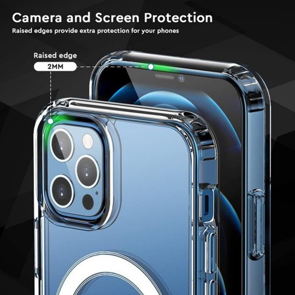 iPhone 12 Pro Max Case TPU MagSafe Transparent