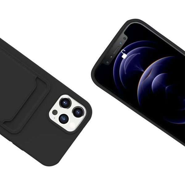 iPhone 12/iPhone 12 Pro Case Card Holder Black