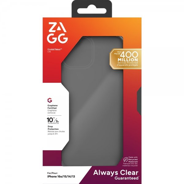 iPhone 13/14/15/16e/17e Case Crystal Palace Lite Transparent