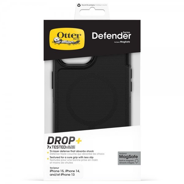 iPhone 13/14/15/16e/17e Case Defender MagSafe Black