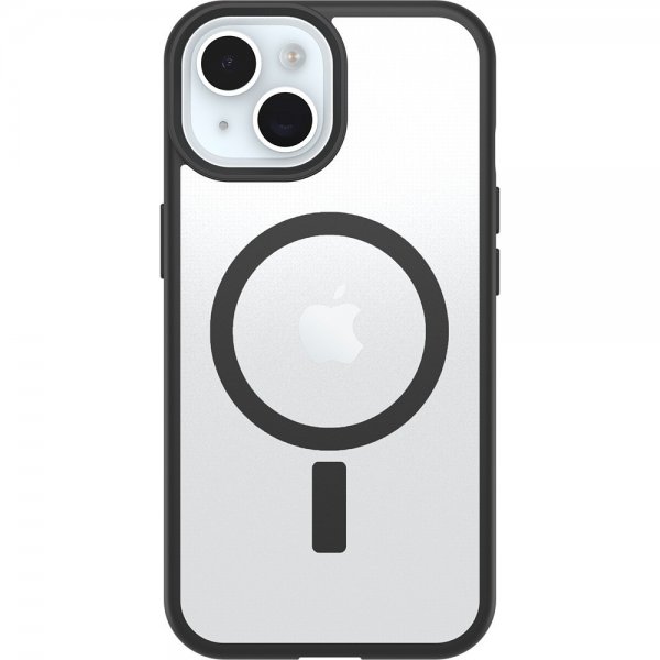 iPhone 13/14/15/16e/17e Case React MagSafe Black Crystal
