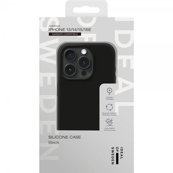 iPhone 13/14/15/16e/17e Case Silicone Case MagSafe Black