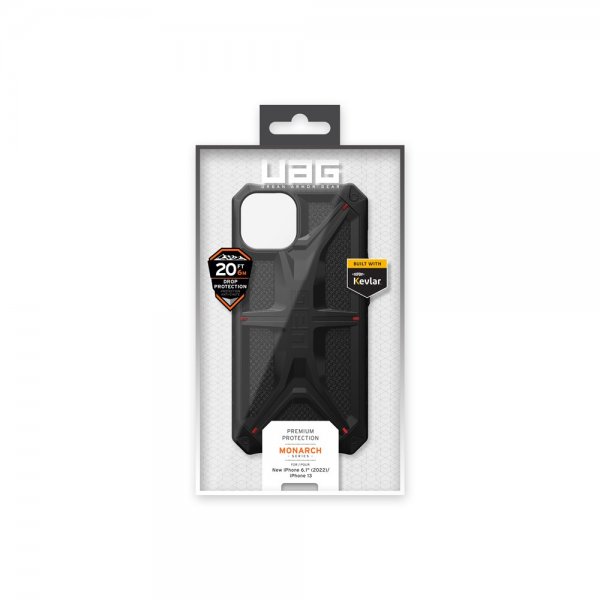 iPhone 13/iPhone 14 Case Monarch Kevlar Black