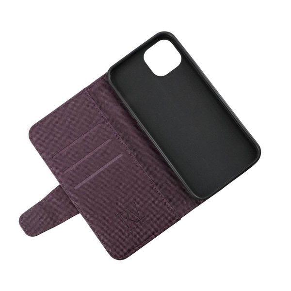 iPhone 13 Mini Cover Foldable Card Slot Purple