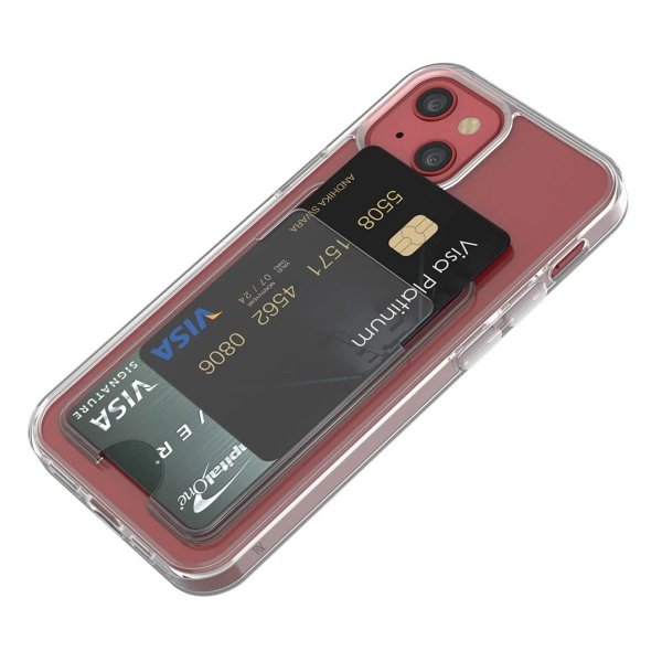 iPhone 13 Case Card Holder Transparent