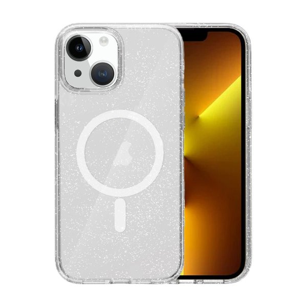 iPhone 13 Case Glitter MagSafe Transparent