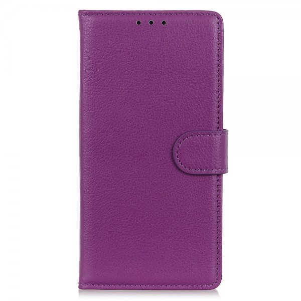 iPhone 13 Pro Cover Litchi Purple