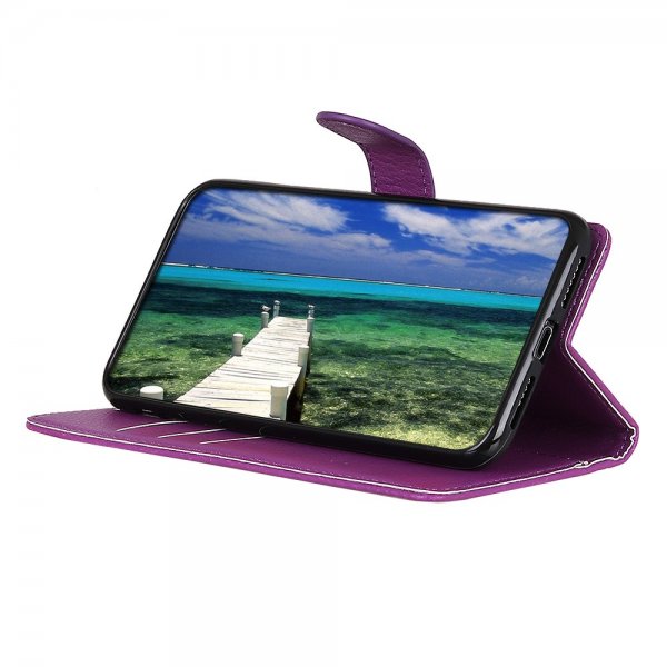 iPhone 13 Pro Cover Litchi Purple