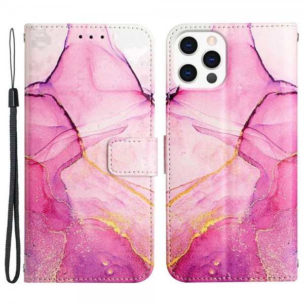 iPhone 13 Pro Cover Marble Purple