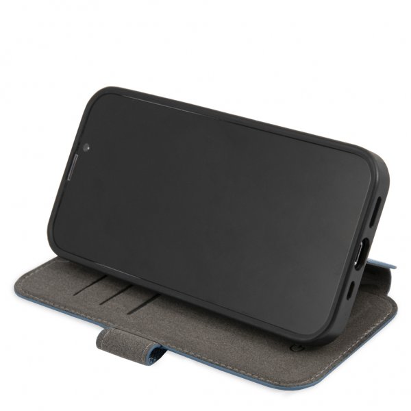 iPhone 13 Pro Case Metal Logo Blue