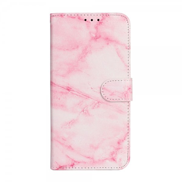 iPhone 13 Pro Cover Print Pink Marble