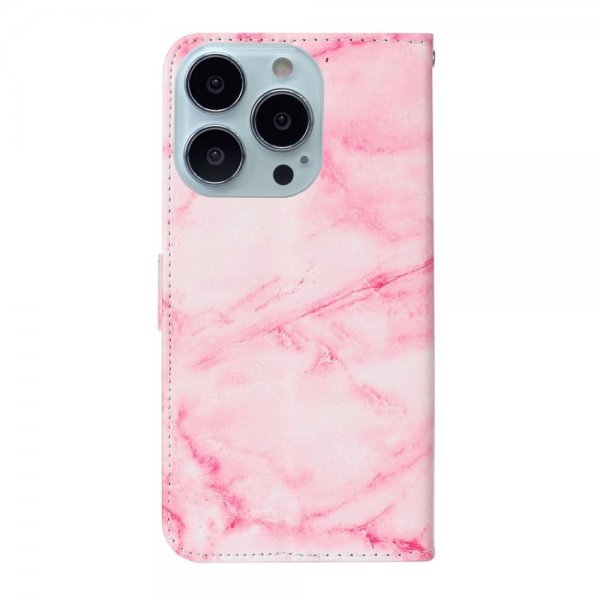 iPhone 13 Pro Cover Print Pink Marble
