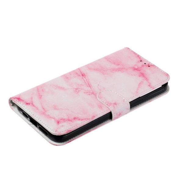 iPhone 13 Pro Cover Print Pink Marble