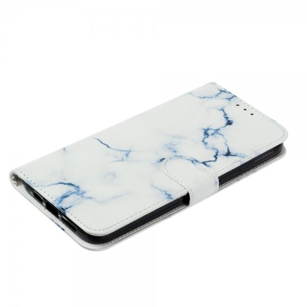 iPhone 13 Pro Max Cover Print White Marble