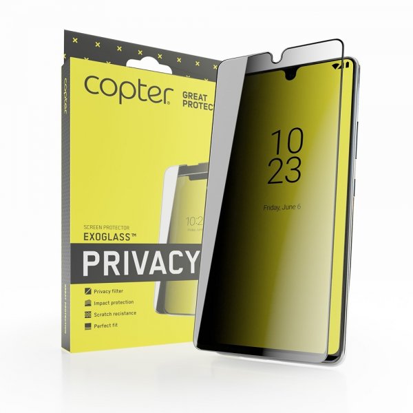 iPhone 13 Pro Max/iPhone 14 Plus Screen Protector Exoglass Curved Privacy
