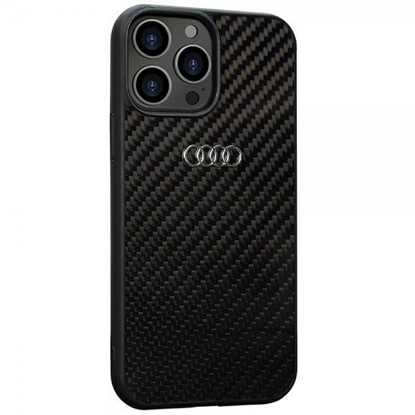 iPhone 13 Pro Max Case Carbon Fiber Black