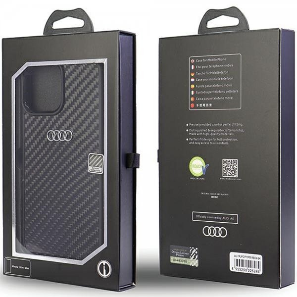 iPhone 13 Pro Max Case Carbon Fiber Black