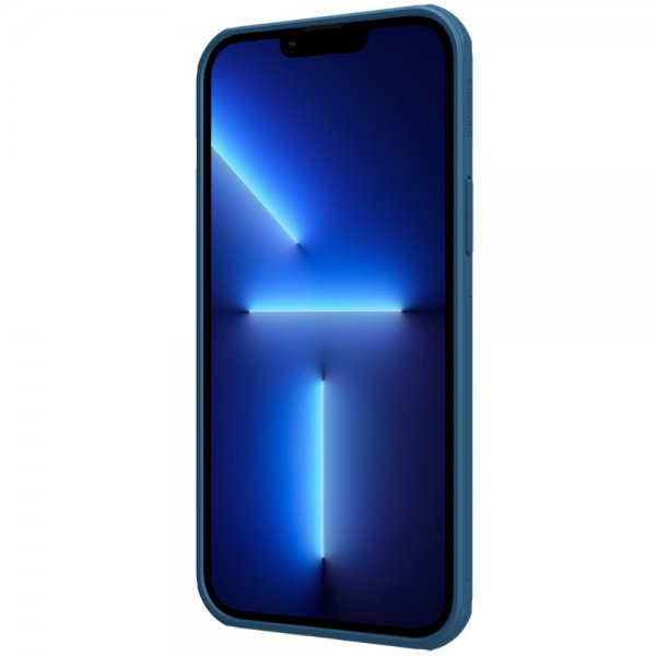 iPhone 13 Pro Max Case Frosted Shield MagSafe Blue