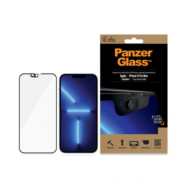 iPhone 13 Pro Max Screen Protector Edge-to-Edge CamSlider