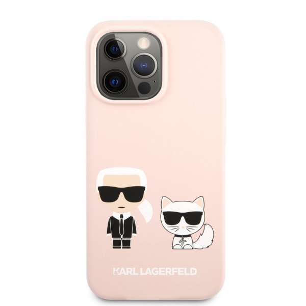 iPhone 13 Pro Case Karl & Choupette Light Pink
