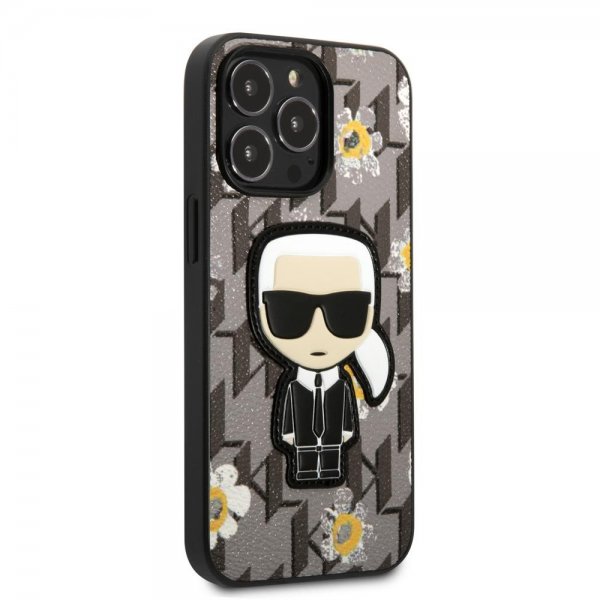 iPhone 13 Pro Case Monogram Iconic Patch Grey