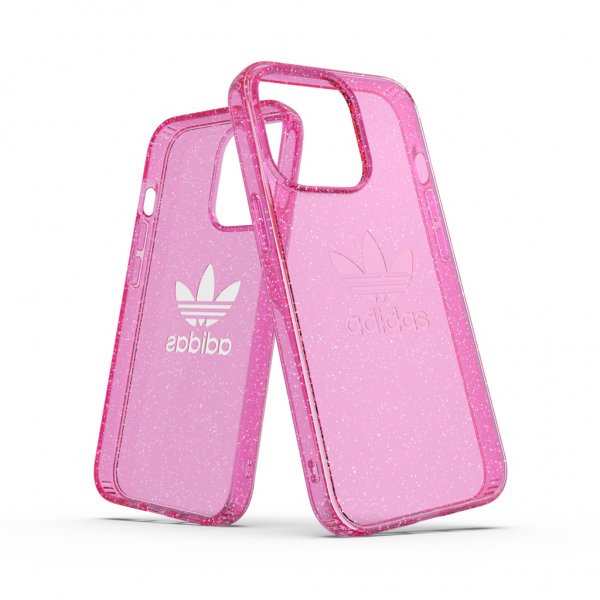 iPhone 13 Pro Case Protective Clear Case Glitter Pink