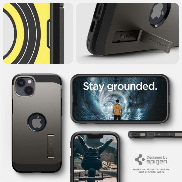 iPhone 14 Plus Case Tough Armor MagFit Gunmetal