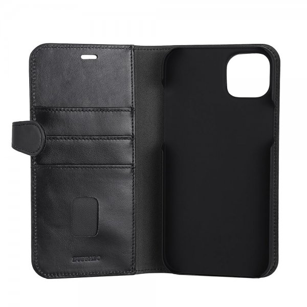 iPhone 14 Plus Case 2-in-1 Detachable Wallet Black