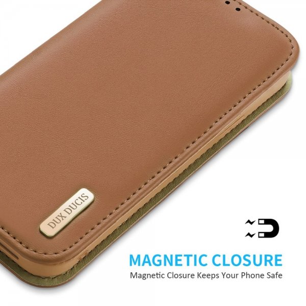 iPhone 14 Plus Cover Hivo Series Brown