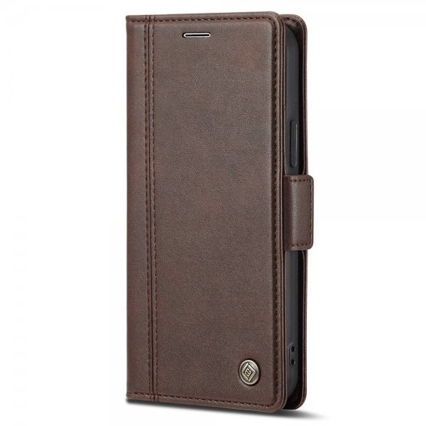 iPhone 14 Plus Cover with Card Slot Brown