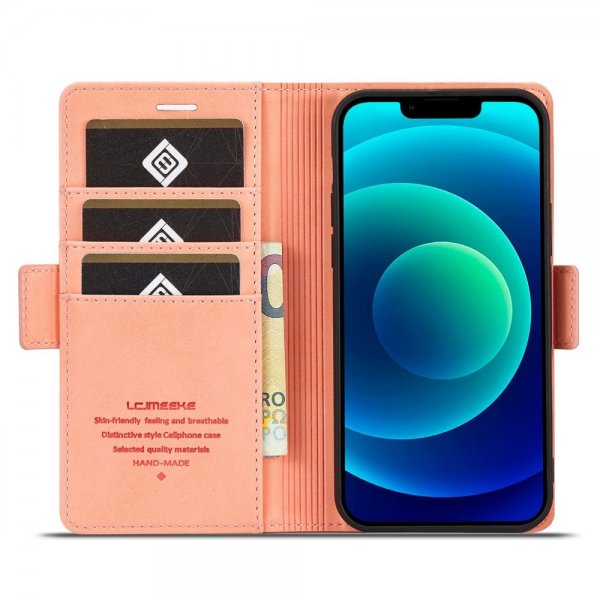 iPhone 14 Plus Cover with Card Slot Pink